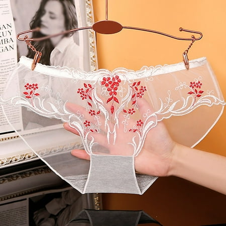 ALSLIAO Panties Women Briefs Seamless Sexy Transparent Underpants Underwear Comfortable Red M
ALSLIAO Panties Women Briefs Seamless Sexy Transparent Underpants Underwear Comfortable Red M