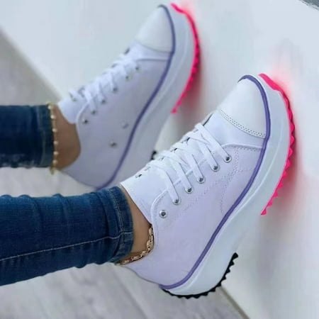 HOLXI 2024 Women s Chunky Canvas Shoes Non Slip Lace Up Casual Sneakers Thick Sole Running Sports Shoes
HOLXI 2024 Women s Chunky Canvas Shoes Non Slip Lace Up Casual Sneakers Thick Sole Running Sports Shoes