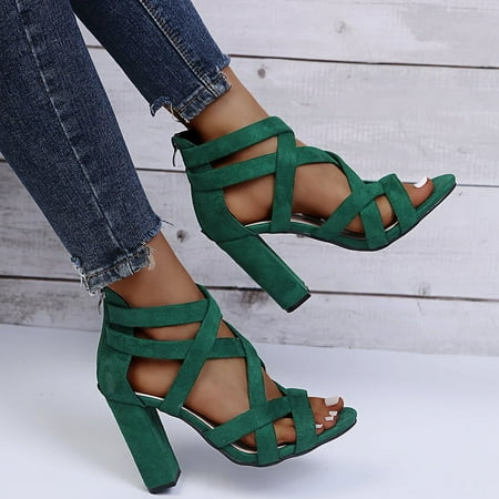 Women s Ankle Strap Heel Open Toe Dress Sandal Zipper Closure Party Wedding Fashion Shoes
Women s Ankle Strap Heel Open Toe Dress Sandal Zipper Closure Party Wedding Fashion Shoes
