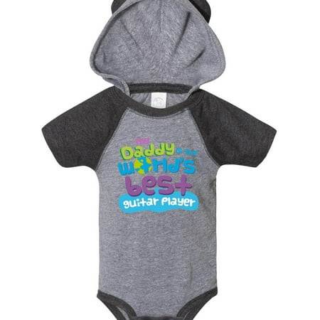 Inktastic Guitar Player Dad Worlds Best Gift Baby Boy or Baby Girl Bodysuit