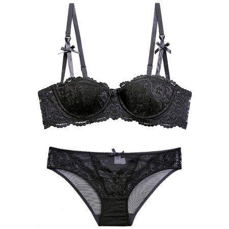 CAICJ98 Lingerie for Women Women s Style Vine Embroidery Half Cup Lace Bra Set for Small Chests Push Up and Anti Sagging Brief Men (Black 75A)
CAICJ98 Lingerie for Women Women s Style Vine Embroidery Half Cup Lace Bra Set for Small Chests Push Up and Anti Sagging Brief Men (Black 75A)