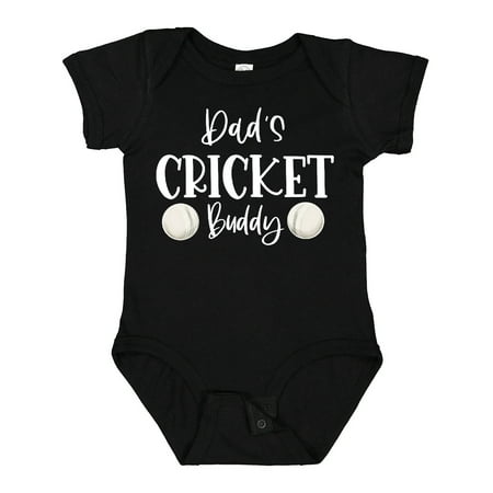 Inktastic Dad s Cricket Buddy Gift Baby Boy or Baby Girl Bodysuit