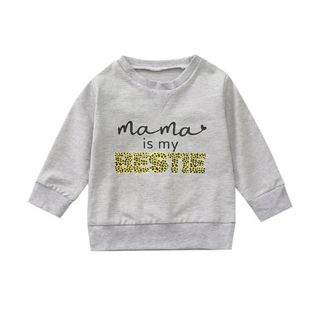 Boy Tshirts Toddler Kids Baby Girls Letter Leopard Print Long Sleeve Sweatshirt Tops Blouse Outfit Clothes For 2-3 Years
Boy Tshirts Toddler Kids Baby Girls Letter Leopard Print Long Sleeve Sweatshirt Tops Blouse Outfit Clothes For 2-3 Years