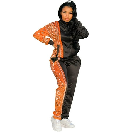 PERZOE 2 Pcs/Set Women Tracksuit Print Stand Collar Pockets Patchwork Cardigan Keep Warm Sports Elastic Waist Coat Pants Set Women Garment
PERZOE 2 Pcs/Set Women Tracksuit Print Stand Collar Pockets Patchwork Cardigan Keep Warm Sports Elastic Waist Coat Pants Set Women Garment