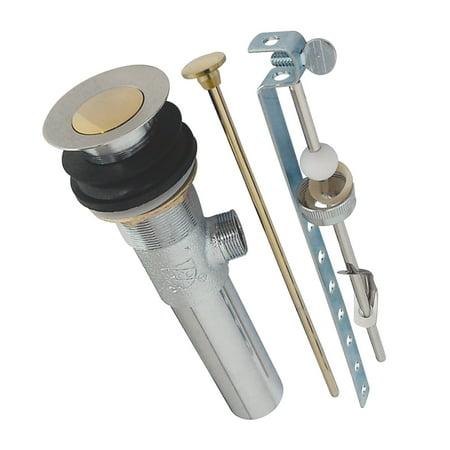 Kingston Brass KB1004 Brass Pop-Up Drain with Overflow 22 Gauge Polished Chrome/Polished Brass
Kingston Brass KB1004 Brass Pop-Up Drain with Overflow 22 Gauge Polished Chrome/Polished Brass