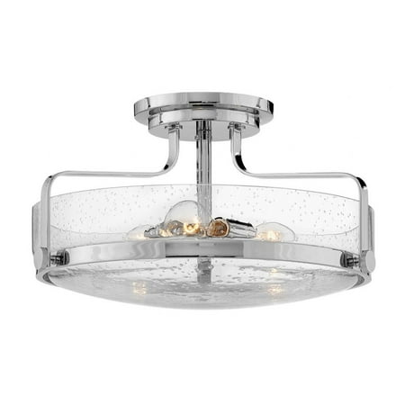 3 Light Large Semi-Flush Mount in Transitional Style 18 inches Wide By 10 inches High-Chrome Finish-Clear Seeded Glass Color-Incandescent Lamping Type
3 Light Large Semi-Flush Mount in Transitional Style 18 inches Wide By 10 inches High-Chrome Finish-Clear Seeded Glass Color-Incandescent Lamping Type
