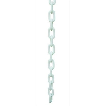 1.5 in. dia. Plastic Chain - 32 ft. Length White