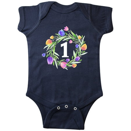 Inktastic 1st Birthday Tulip Flower Wreath Gift Baby Boy or Baby Girl Bodysuit
Inktastic 1st Birthday Tulip Flower Wreath Gift Baby Boy or Baby Girl Bodysuit