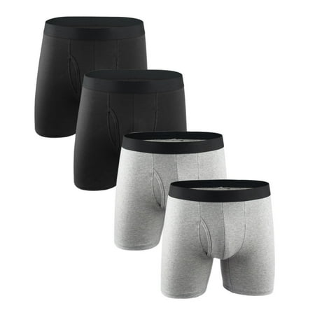 Men s Cotton Panties Stretch Vitality Sports Boxer Briefs Solid Open-cut Comfortable Elastic Panties-4Pack
Men s Cotton Panties Stretch Vitality Sports Boxer Briefs Solid Open-cut Comfortable Elastic Panties-4Pack