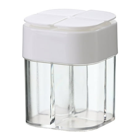 4 in 1 Transparent Spice Shaker with Lid Portable Seasoning Storage Container for Home Kitchen Cooking White
4 in 1 Transparent Spice Shaker with Lid Portable Seasoning Storage Container for Home Kitchen Cooking White
