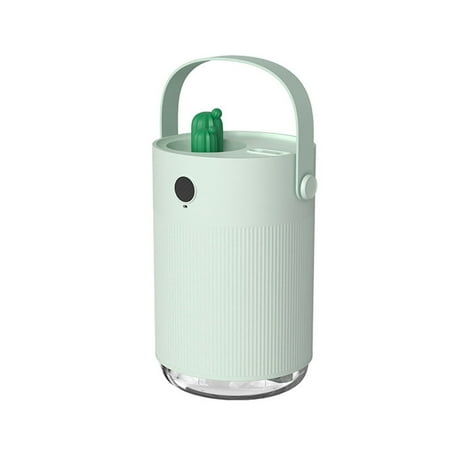 Cactus Dual-Nozzle Large Mist Humidifier Large-Capacity Green