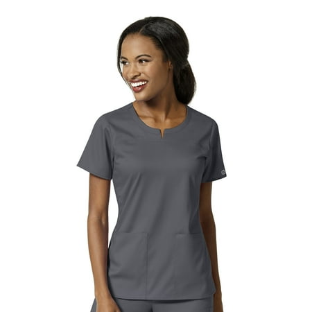 WonderWink WonderWink PRO 6419-Women s 4 Pocket Notch Neck Scrub Top
