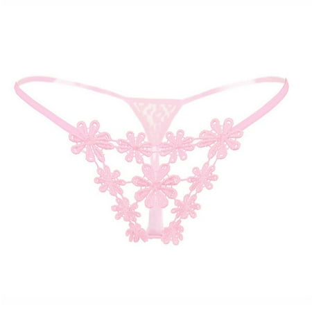 Kcocoo Underwear Women Thong Bragas Sexy Panties Thong Lace Word Pants Ladies Briefs Pink One Size
Kcocoo Underwear Women Thong Bragas Sexy Panties Thong Lace Word Pants Ladies Briefs Pink One Size