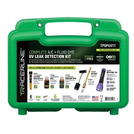 Tracerline HBF-TPOPUV17 Complete AC & Fluid Dye UV Leak Detection Kit