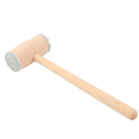 HEMOTON 1Pc Wooden Double-sided Meat Tenderizer Aluminium Nail Meat Mallet Durable Meat Hammer Kitchen Supplies
HEMOTON 1Pc Wooden Double-sided Meat Tenderizer Aluminium Nail Meat Mallet Durable Meat Hammer Kitchen Supplies