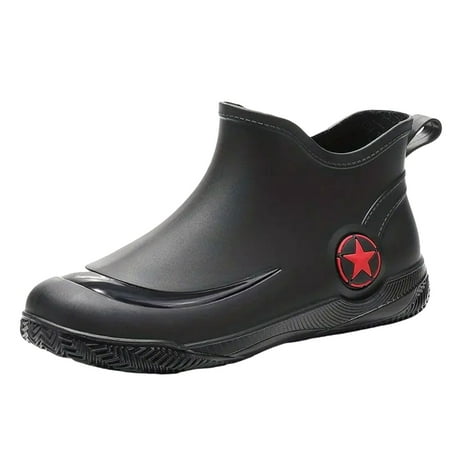 XDDST Mens Comfortable Dress Shoes Men Short Rain Boots Garden Shoes Non Slip Mencomfortable Insole Fashion Lightweight Ankle Rain Boots Scrub Outdoor Work Shoes
XDDST Mens Comfortable Dress Shoes Men Short Rain Boots Garden Shoes Non Slip Mencomfortable Insole Fashion Lightweight Ankle Rain Boots Scrub Outdoor Work Shoes