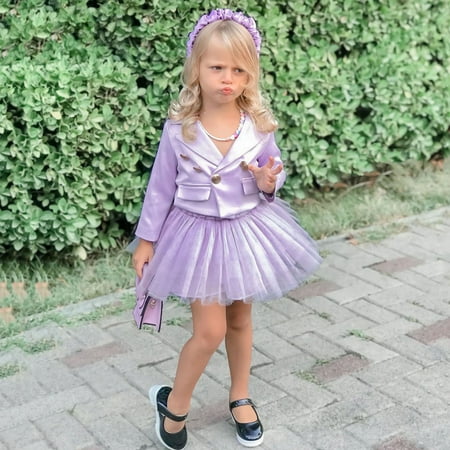 Hunpta Toddler Girls Long Sleeve Turn Down Collar Solid Tops Coat Tulle Skirt Outfits
Hunpta Toddler Girls Long Sleeve Turn Down Collar Solid Tops Coat Tulle Skirt Outfits