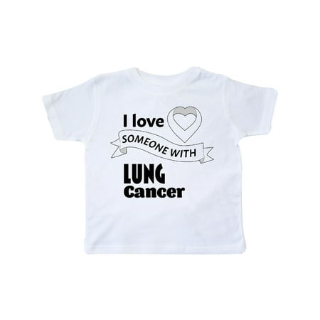 Inktastic I Love Someone with Lung Cancer white heart ribbon Gift Toddler Boy or Toddler Girl T-Shirt
Inktastic I Love Someone with Lung Cancer white heart ribbon Gift Toddler Boy or Toddler Girl T-Shirt