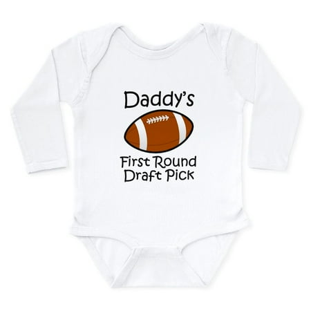 CafePress - Daddys First Round Draft Pick Body Suit - Long Sleeve Infant Bodysuit
CafePress - Daddys First Round Draft Pick Body Suit - Long Sleeve Infant Bodysuit