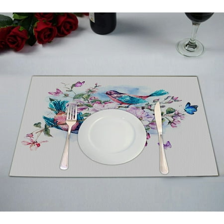 ECZJNT Vintage garden spring flowers branches apple birds butterflies Placemat Table Mat Cup Mat 12x18 inch Set of 2
ECZJNT Vintage garden spring flowers branches apple birds butterflies Placemat Table Mat Cup Mat 12x18 inch Set of 2