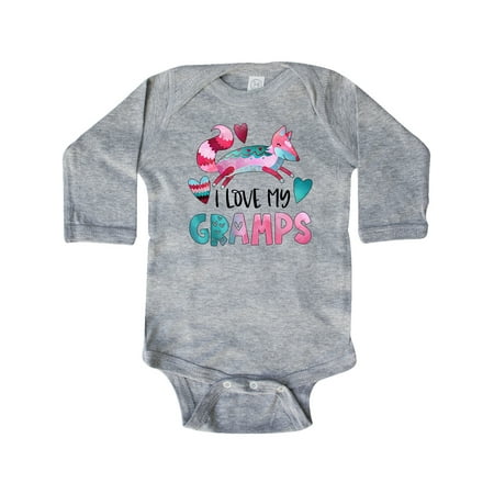 Inktastic I Love My Gramps Pink and Blue Fox with Hearts Gift Baby Boy or Baby Girl Long Sleeve Bodysuit
Inktastic I Love My Gramps Pink and Blue Fox with Hearts Gift Baby Boy or Baby Girl Long Sleeve Bodysuit