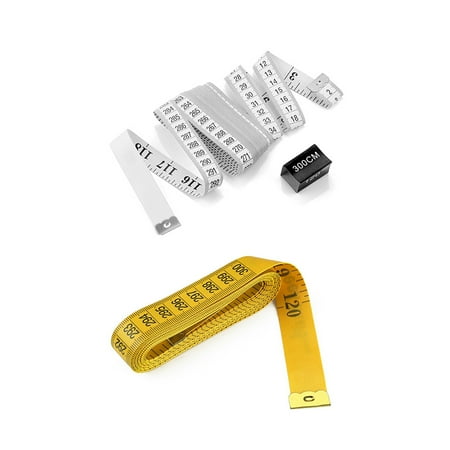 Portable Soft Tape Measure Multipurpose Double-Sided Graduated Tape Practical Sewing Measuring Tool White And Yellow
Portable Soft Tape Measure Multipurpose Double-Sided Graduated Tape Practical Sewing Measuring Tool White And Yellow