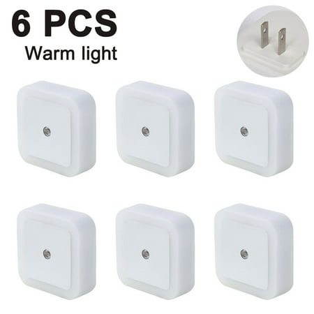 6 Pack LED Night Light Plug-in Super Smart Dusk to Dawn Sensor Night Lights Suitable for Bedroom Bathroom Toilet Stairs Kitchen Hallway Kids Adults Compact Nightlight
6 Pack LED Night Light Plug-in Super Smart Dusk to Dawn Sensor Night Lights Suitable for Bedroom Bathroom Toilet Stairs Kitchen Hallway Kids Adults Compact Nightlight