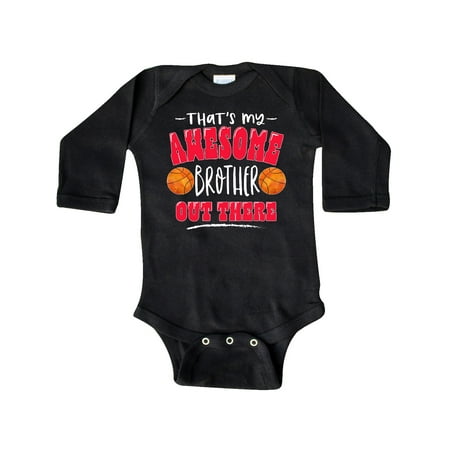 Inktastic That s My Awesome Brother Out There with Basketballs Gift Baby Boy or Baby Girl Long Sleeve Bodysuit
Inktastic That s My Awesome Brother Out There with Basketballs Gift Baby Boy or Baby Girl Long Sleeve Bodysuit