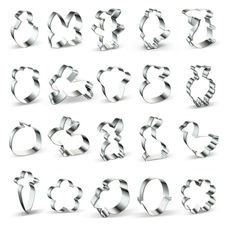 Sorrowso 20 PCS Cookie Cutters Stainless Steel 3D Cartoon Easter Theme Bunny Shape Gift
Sorrowso 20 PCS Cookie Cutters Stainless Steel 3D Cartoon Easter Theme Bunny Shape Gift
