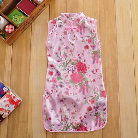Tking Fashion Toddler Kids Baby Girls Floral Flowers Cheongsam Dress Princess Pink 2
Tking Fashion Toddler Kids Baby Girls Floral Flowers Cheongsam Dress Princess Pink 2