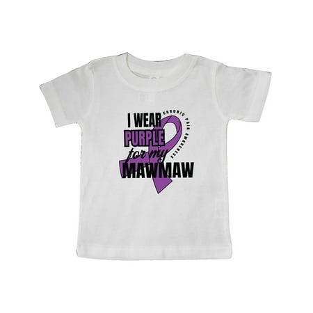 Inktastic Chronic Pain I Wear Purple For My Mawmaw Gift Baby Boy or Baby Girl T-Shirt
Inktastic Chronic Pain I Wear Purple For My Mawmaw Gift Baby Boy or Baby Girl T-Shirt