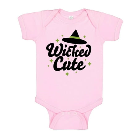 Wicked Cute Baby Onesie Infant One Piece Bodysuit Pink Newborn