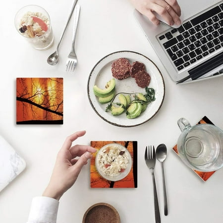 ZHANZZK Sunset Dusk Clouds Set of 4 Coaster for Drinks Absorbent Ceramic Stone Coasters Cup Mat with Cork Base for Home Kitchen Room Coffee Table Bar Decor
ZHANZZK Sunset Dusk Clouds Set of 4 Coaster for Drinks Absorbent Ceramic Stone Coasters Cup Mat with Cork Base for Home Kitchen Room Coffee Table Bar Decor