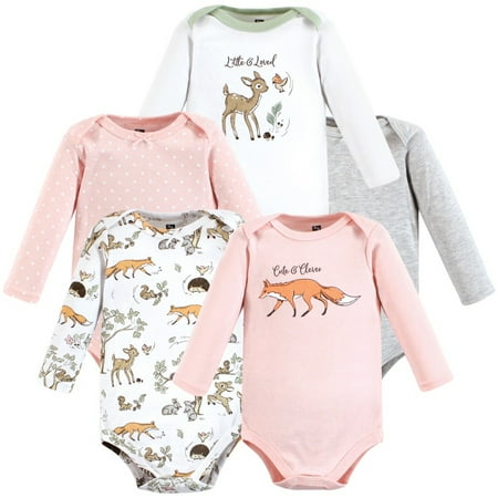 Hudson Baby Infant Girl Cotton Long-Sleeve Bodysuits Girl Magical Woodland Preemie
Hudson Baby Infant Girl Cotton Long-Sleeve Bodysuits Girl Magical Woodland Preemie