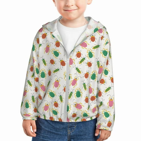 Lukts Colorful Insect1 Print Children s Long-Sleeved Sun Protection Clothing Hooded Sweatshirts for Boys and Girls Outdoor Sports-5 Years
Lukts Colorful Insect1 Print Children s Long-Sleeved Sun Protection Clothing Hooded Sweatshirts for Boys and Girls Outdoor Sports-5 Years