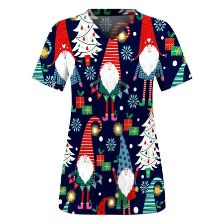 Women Scrub_Top Working Uniform Blouse Short Sleeve V-Neck Workwear T-Shirt with Pocket Comfy Tops XL
Women Scrub_Top Working Uniform Blouse Short Sleeve V-Neck Workwear T-Shirt with Pocket Comfy Tops XL