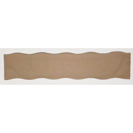 

Canvas Table Runner by Penny s Needful Things (4 Feet Long - SCALLOPED) (Khaki)