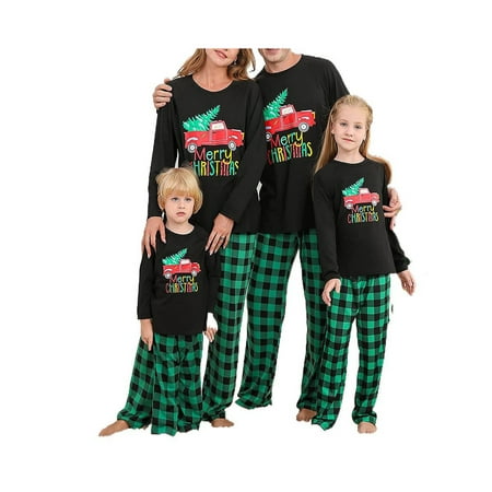 Canis Family Matching Christmas Pajamas Sets Long Sleeve Truck Print Tops+ Plaid Pants Sleepwear Lounge Wear for Adult Kids Baby 2Pcs Unisex
Canis Family Matching Christmas Pajamas Sets Long Sleeve Truck Print Tops+ Plaid Pants Sleepwear Lounge Wear for Adult Kids Baby 2Pcs Unisex