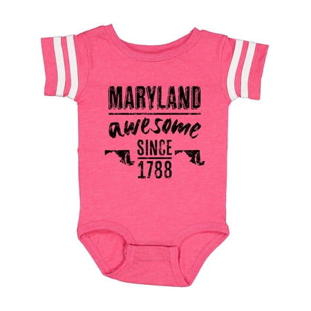 Inktastic Maryland Awesome Since 1788 Gift Baby Boy or Baby Girl Bodysuit