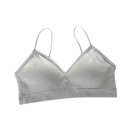 Jerdar Sports Bra for Women Breathable Padded Support Wire Free Underwear OnePiece Bra Everyday Underwear Gray One Size
Jerdar Sports Bra for Women Breathable Padded Support Wire Free Underwear OnePiece Bra Everyday Underwear Gray One Size