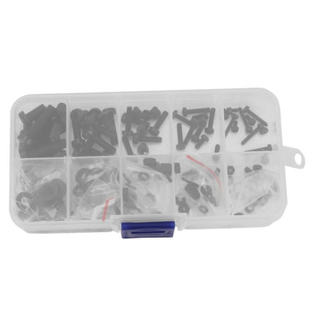 150Pcs M2 M2.5 M3 M4 M5 Nylon Hex Screw Bolt Nut Standoff Assortment Spacer Kit Black
150Pcs M2 M2.5 M3 M4 M5 Nylon Hex Screw Bolt Nut Standoff Assortment Spacer Kit Black