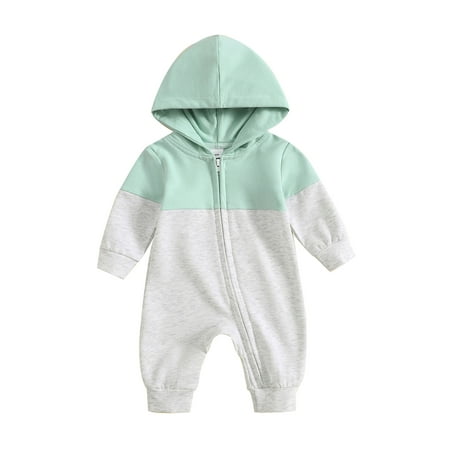 NZNDSHD Baby Boy Long Sleeve Romper Contrast Color Casual Zipper Hooded Jumpsuit for Infant Toddler Fall Spring Cute Clothes
NZNDSHD Baby Boy Long Sleeve Romper Contrast Color Casual Zipper Hooded Jumpsuit for Infant Toddler Fall Spring Cute Clothes