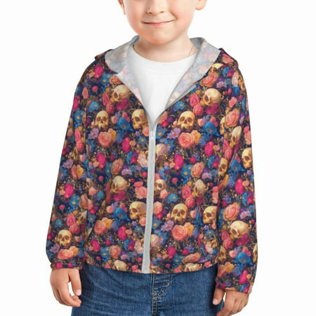 Lukts Skull colorful daisy Print Children s Long-Sleeved Sun Protection Clothing Hooded Sweatshirts for Boys and Girls Outdoor Sports-2 Years
Lukts Skull colorful daisy Print Children s Long-Sleeved Sun Protection Clothing Hooded Sweatshirts for Boys and Girls Outdoor Sports-2 Years