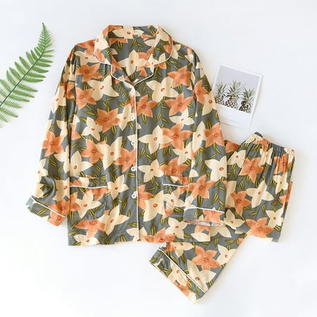AXXD 2 Pieces Women s Pajamas Sets Cotton Pajamas Women s Pajamas Sleepwear Sets Spring Summer Homewear
AXXD 2 Pieces Women s Pajamas Sets Cotton Pajamas Women s Pajamas Sleepwear Sets Spring Summer Homewear