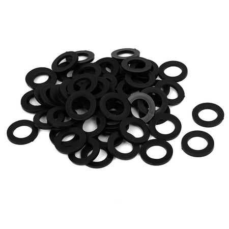 M12 x 20mm x 2mm Nylon Flat Insulating Washers Gaskets Spacers Fastener 100PCS