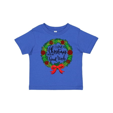 Inktastic I Love Christmas with My Great Uncle Wreath Gift Toddler Boy or Toddler Girl T-Shirt
Inktastic I Love Christmas with My Great Uncle Wreath Gift Toddler Boy or Toddler Girl T-Shirt
