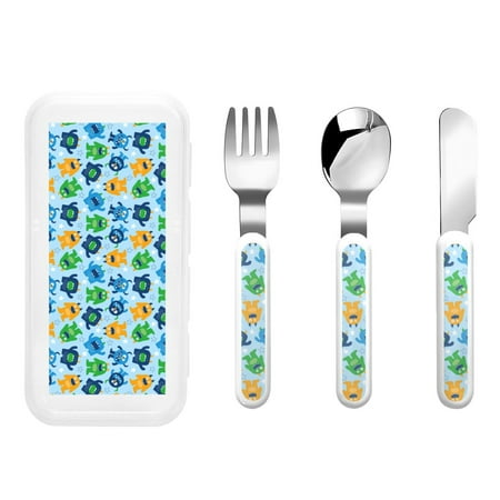 Balery Cartoon Monster for Stainless Steel Kids Silverware Set - Child and Toddler Safe Flatware - Children s Knife Fork And Spoon Set - Metal Kids Cutlery Set
Balery Cartoon Monster for Stainless Steel Kids Silverware Set - Child and Toddler Safe Flatware - Children s Knife Fork And Spoon Set - Metal Kids Cutlery Set