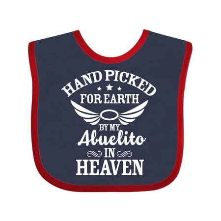 Inktastic Handpicked for Earth By My Abuelito in Heaven Gift Baby Boy or Baby Girl Bib
Inktastic Handpicked for Earth By My Abuelito in Heaven Gift Baby Boy or Baby Girl Bib