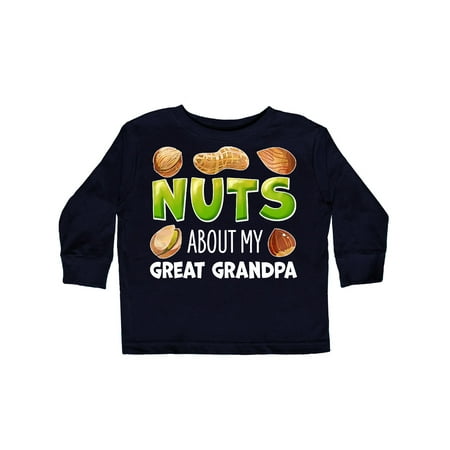 Inktastic Nuts About My Great Grandpa Peanut Almond Pistachio Gift Toddler Boy or Toddler Girl Long Sleeve T-Shirt
Inktastic Nuts About My Great Grandpa Peanut Almond Pistachio Gift Toddler Boy or Toddler Girl Long Sleeve T-Shirt