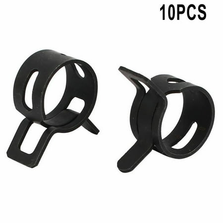 GLFILL 10Pcs Black Spring With Fuel Hose Clip Silicone Hose Reusable 5-16mm Hose Clip
GLFILL 10Pcs Black Spring With Fuel Hose Clip Silicone Hose Reusable 5-16mm Hose Clip